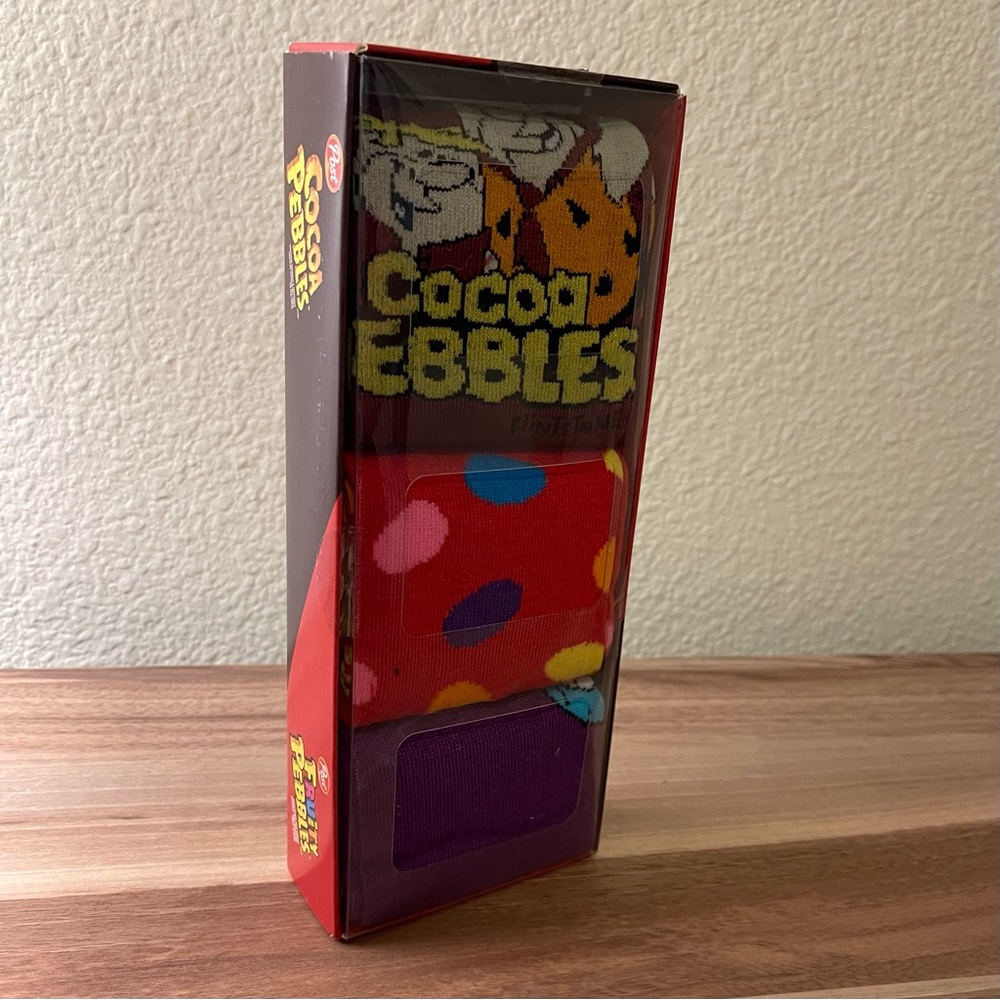 Fruity Pebbles Crew Socks 3-Pack |Size 8-12| |NWT| Perfect stocking stuffer
